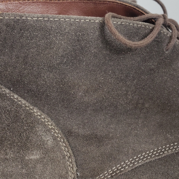 Johnston & Murphy gray suede chukka sz 9.5 - Picture 2 of 8